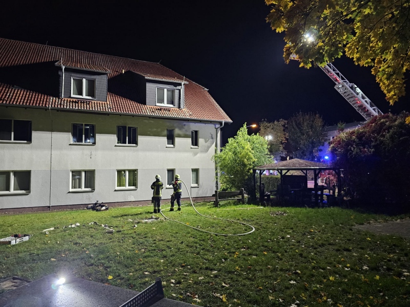 12.10.2025 / 02:52 Uhr, Strausberg, Brand